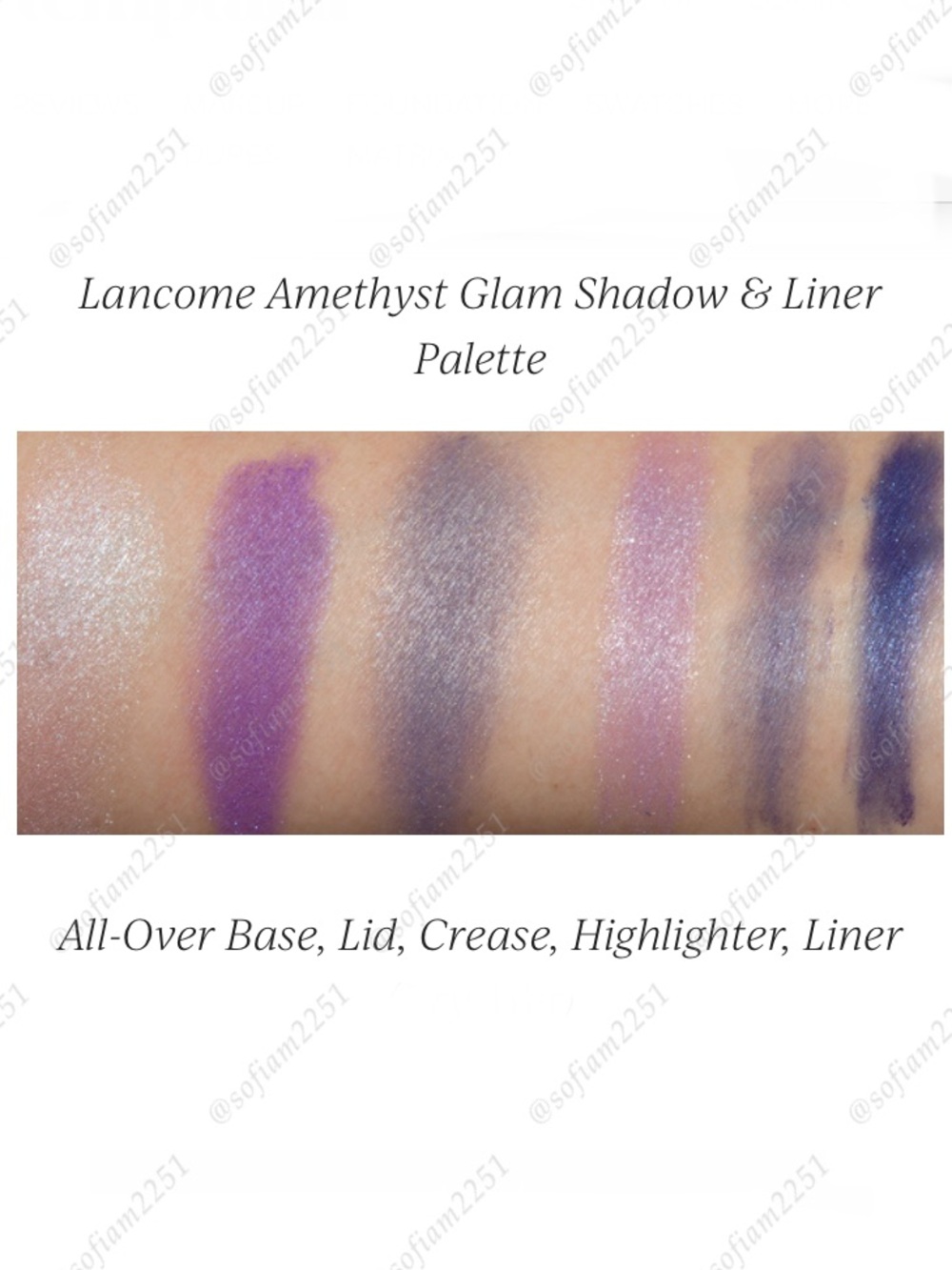 💜NEW!💜Lancôme 300 Amethyst Glam Color Design Eyeshadow Palette BNIB! NEW! - Picture 2 of 9